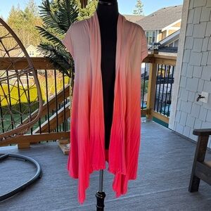 Echo | Ombré Short Sleeve Open Cardigan